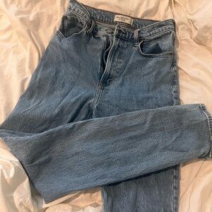 Abercrombie the 90’s straight ultra high rise jeans